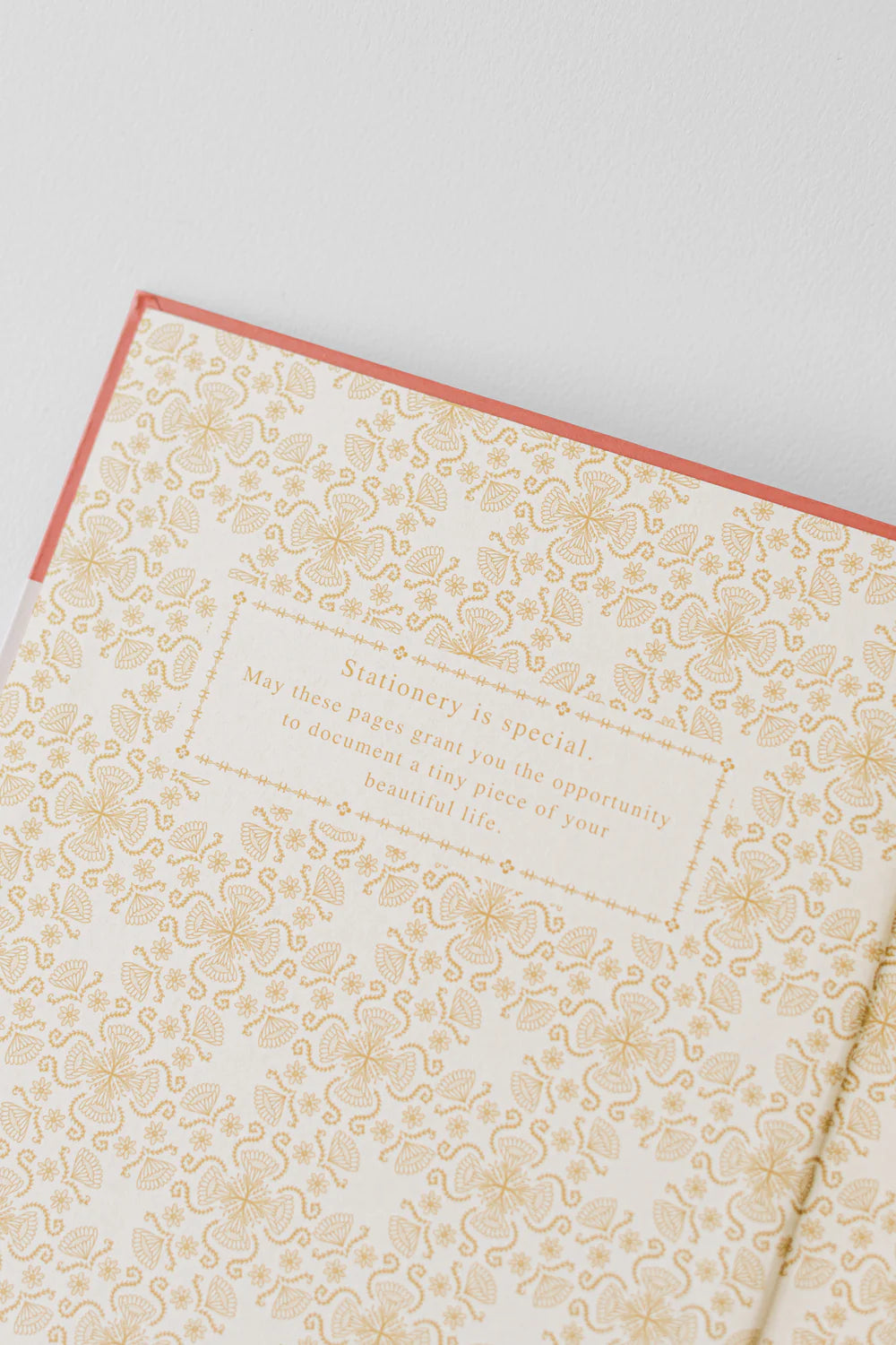 Folk Pattern Hardcover Notebook