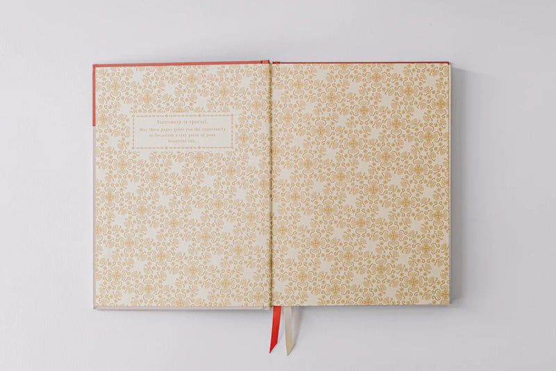 Folk Pattern Hardcover Notebook