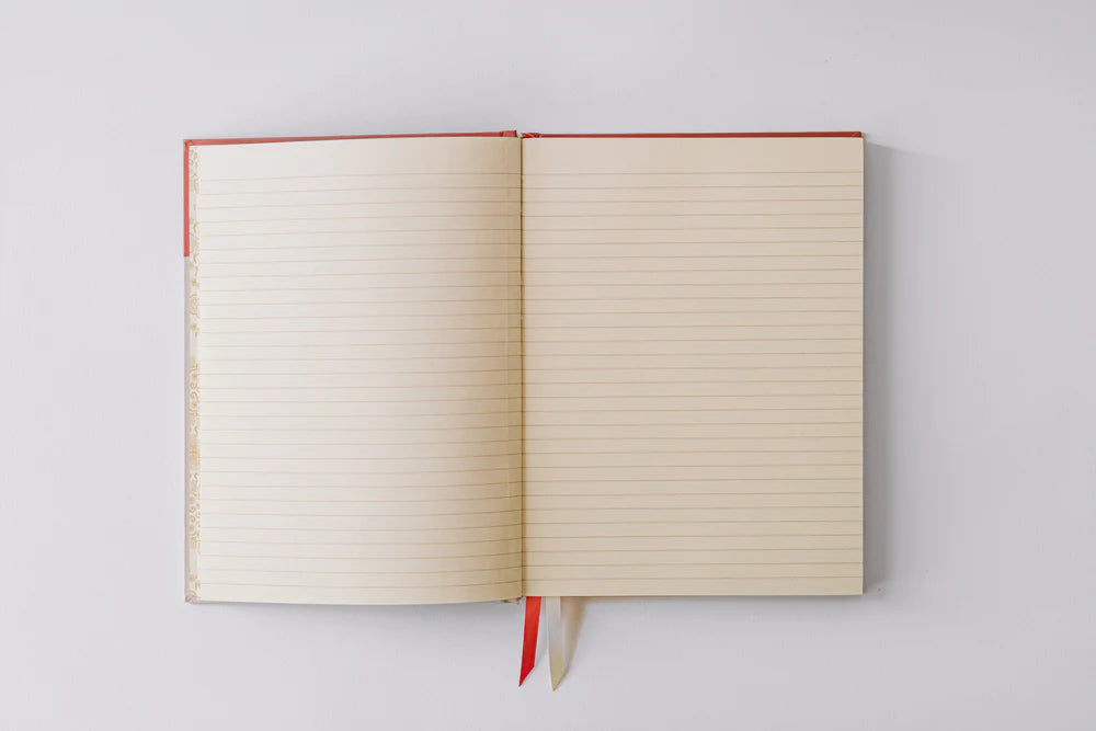 Folk Pattern Hardcover Notebook