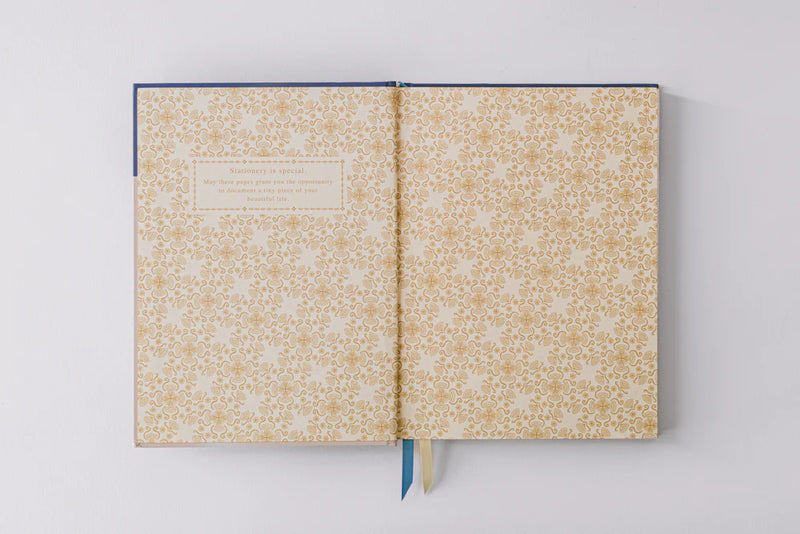 Folk Pattern Hardcover Notebook