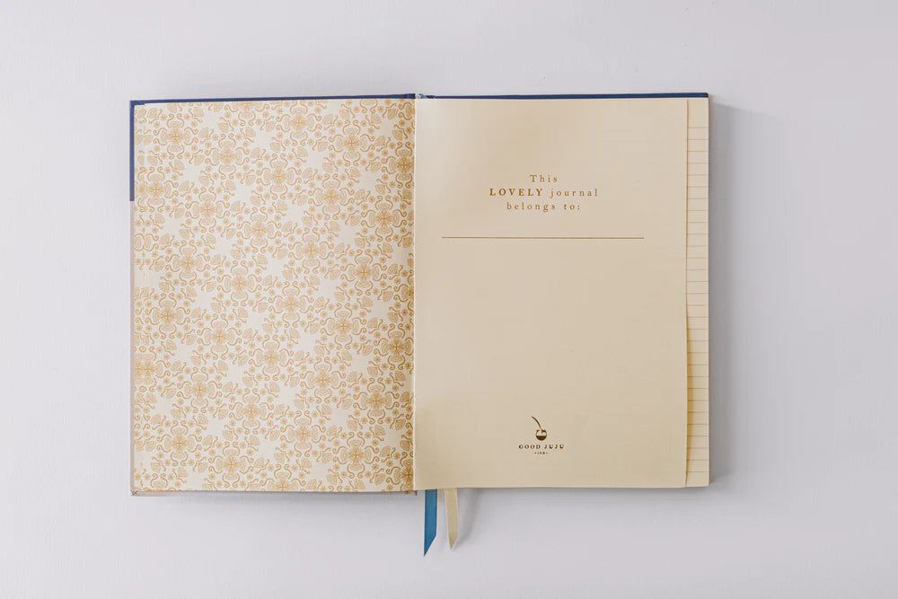 Folk Pattern Hardcover Notebook