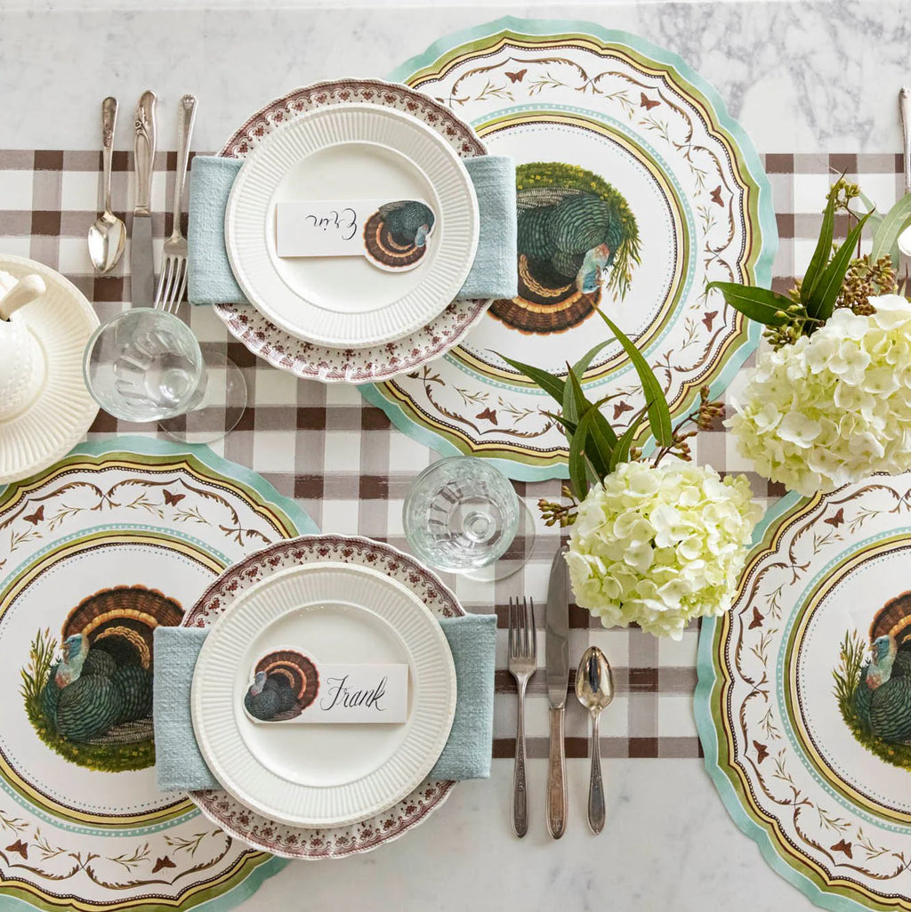 Die-cut Heritage Turkey China Placemats