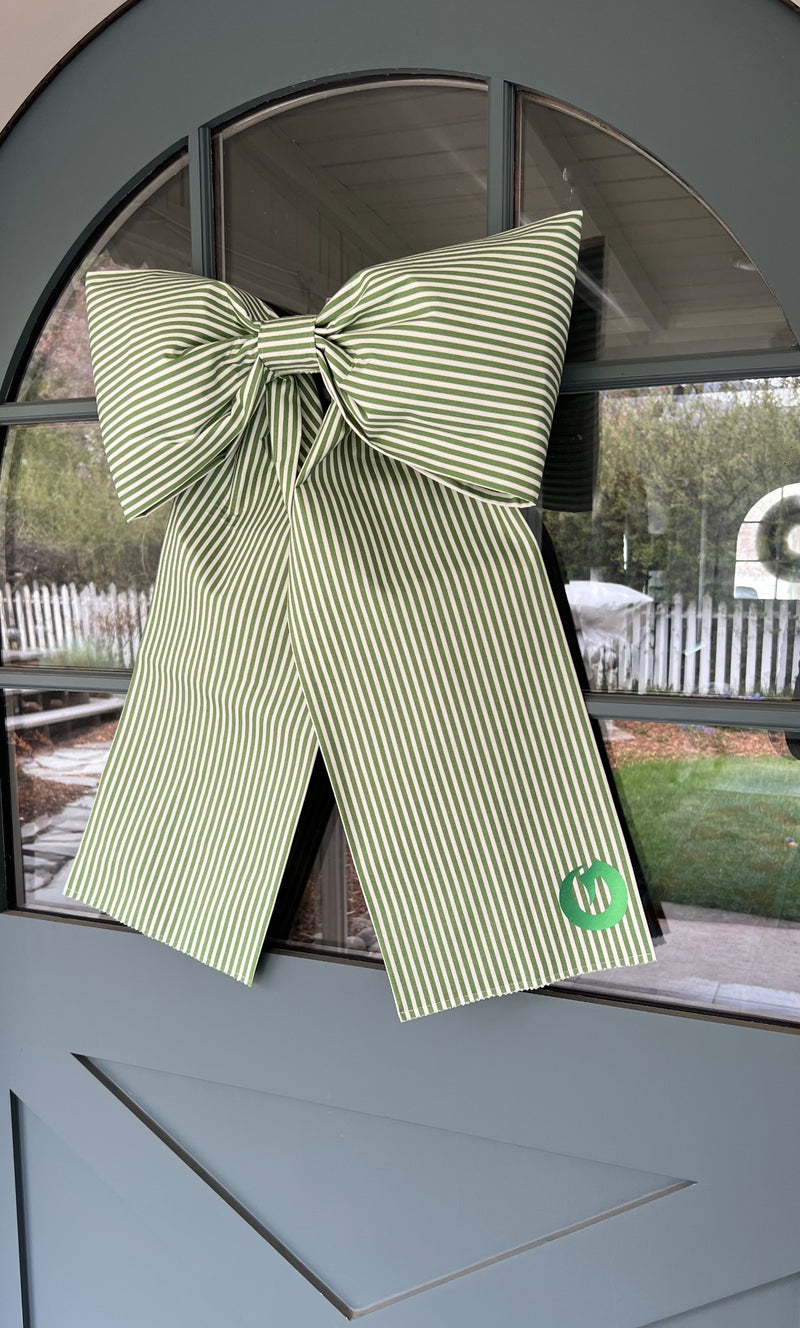 Olympus Traditional Stripe Bow with “O” detail -School Bow