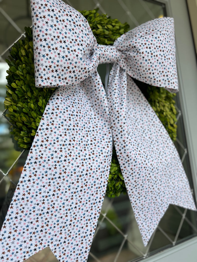Memorial Day Large Bow with Stars- Limited Edition
