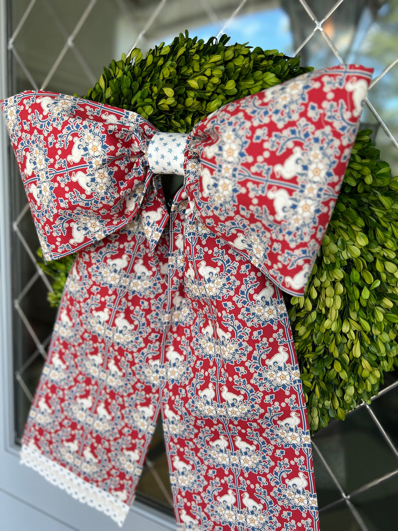 Memorial Day Large Red Bow- Limited Edition