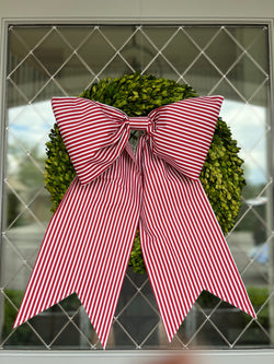 Memorial Day Red Stripe Bow