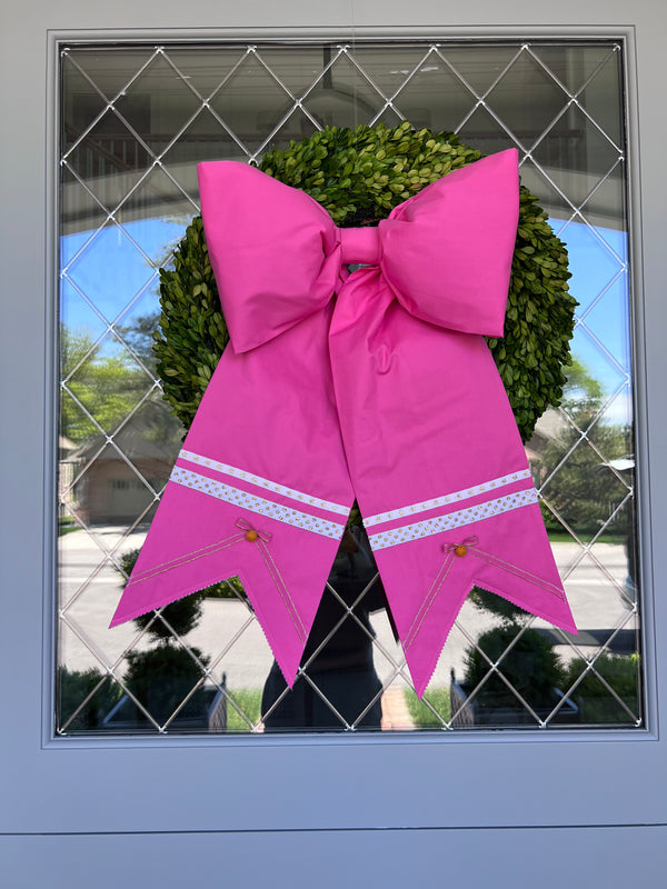Large Pink Summer Bow