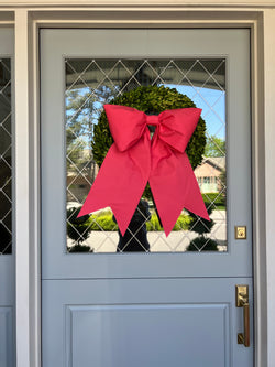 Large Coral Pink Summertime Bow