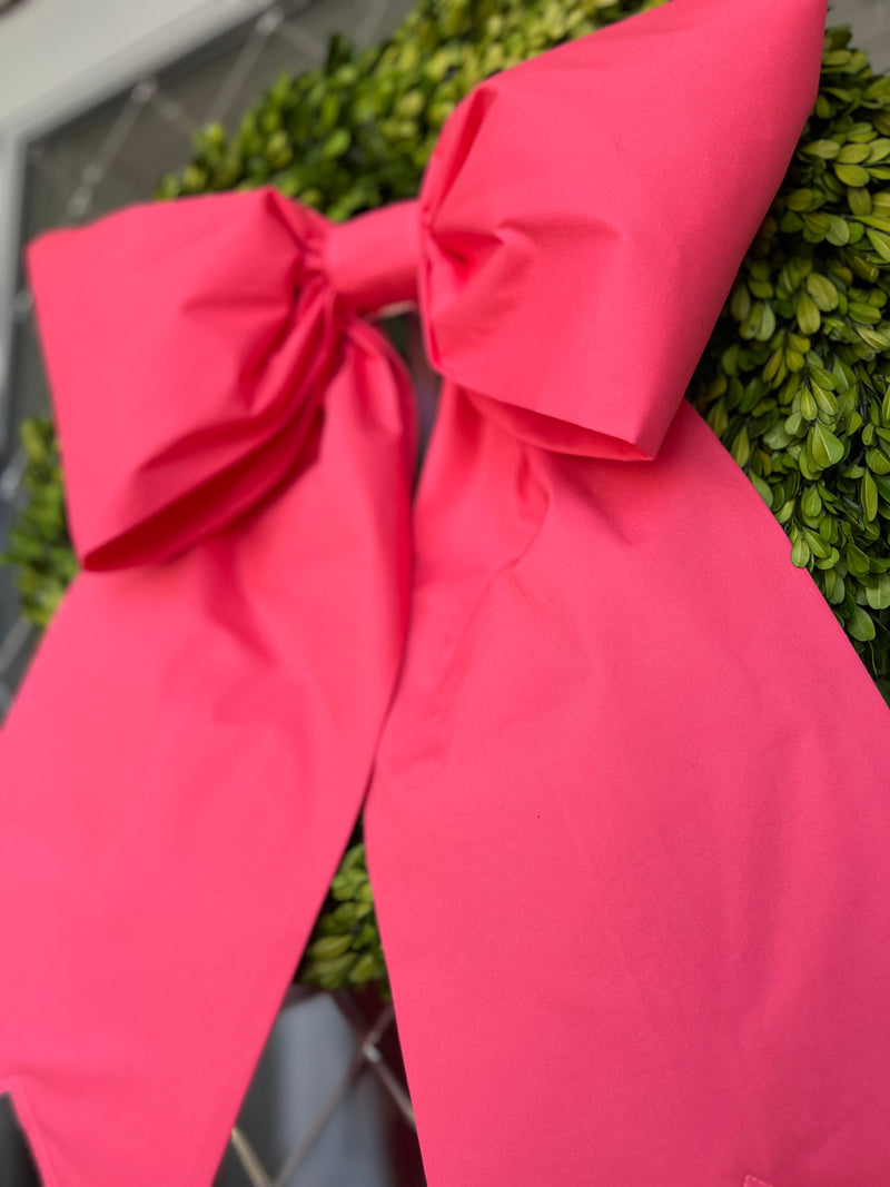 Large Coral Pink Summertime Bow