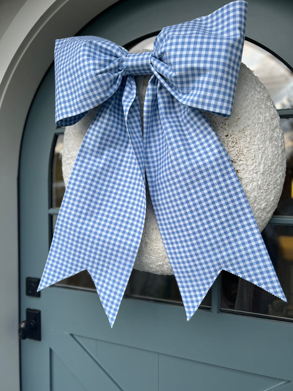 French Blue Gingham Bow Classics Collection