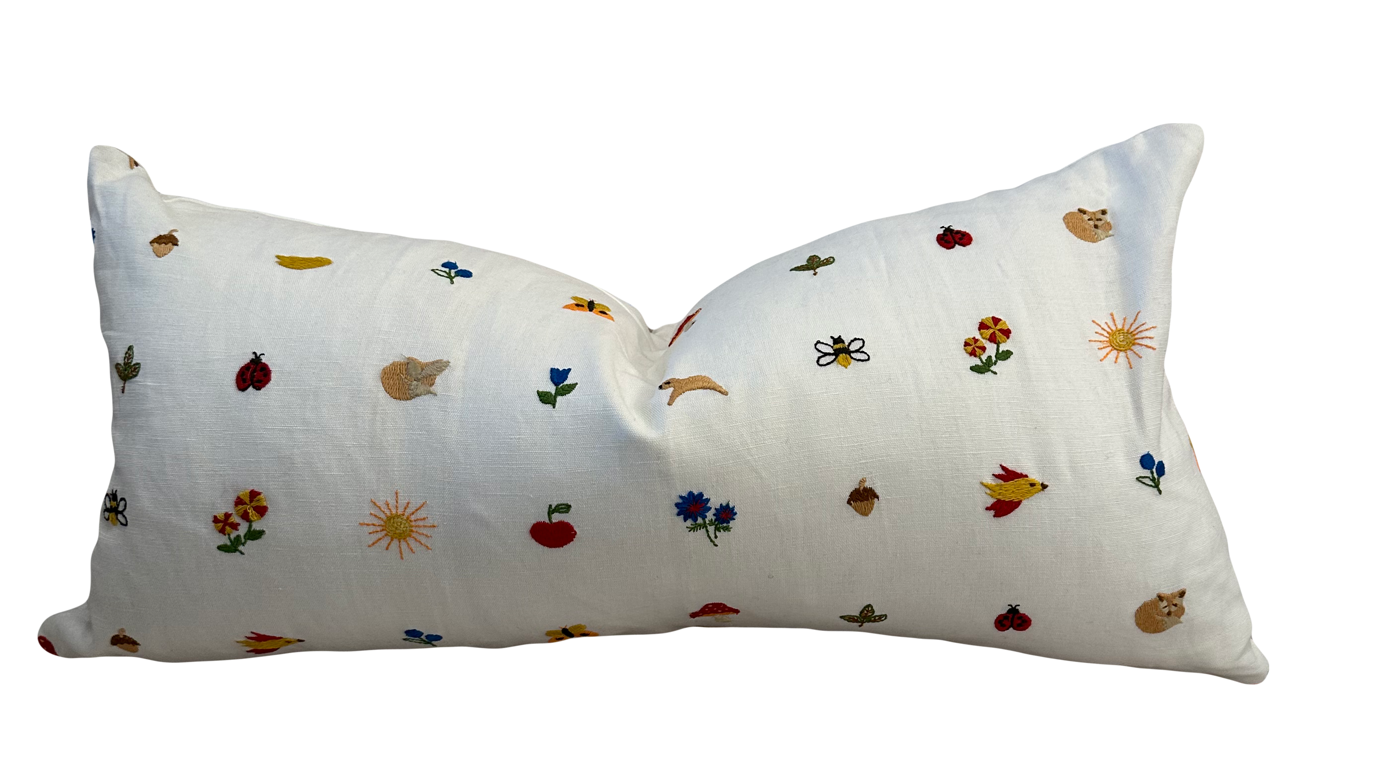 Tiny Things Embroidery Custom Pillow