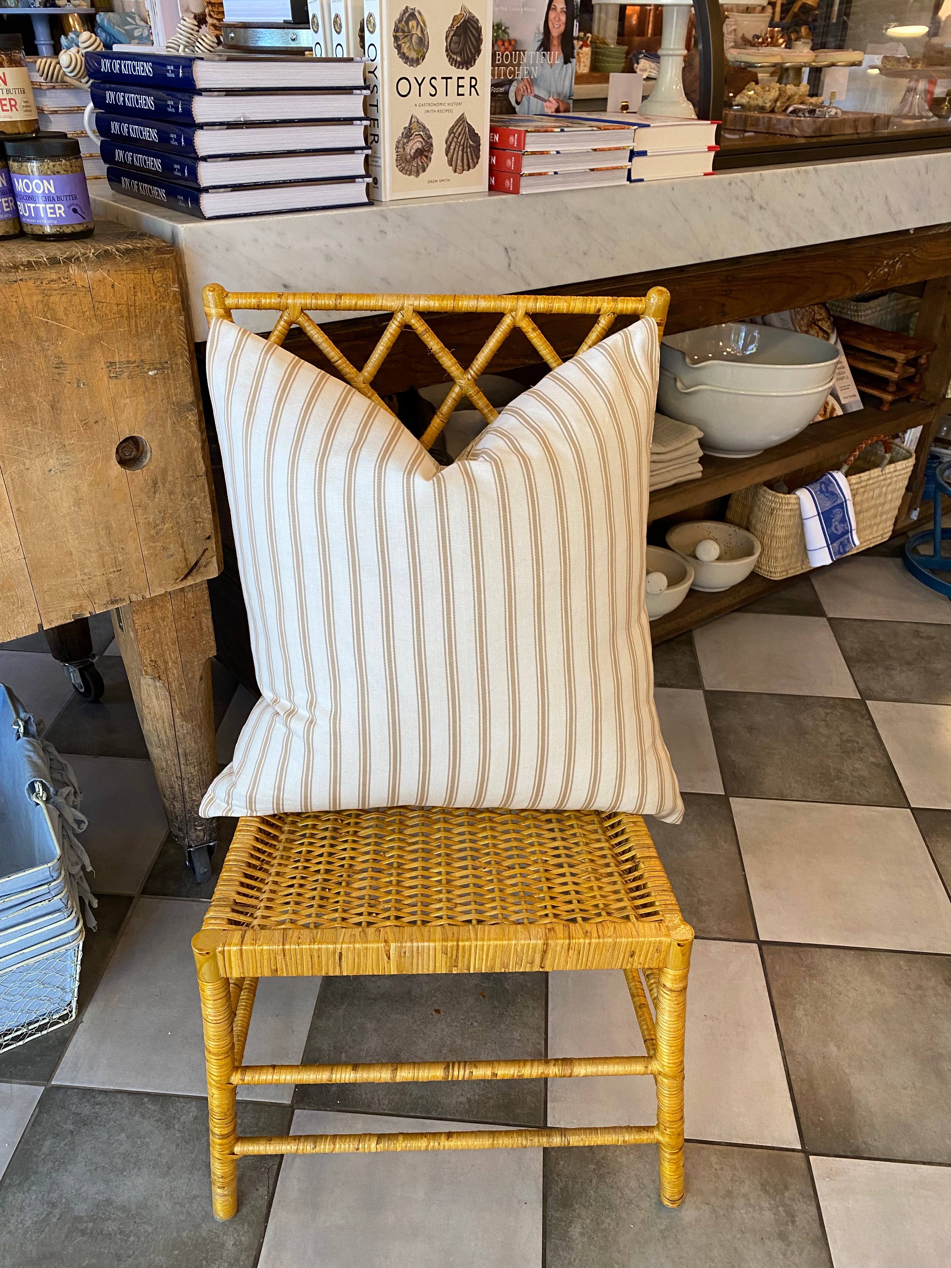 Deer and Stripe Pillows