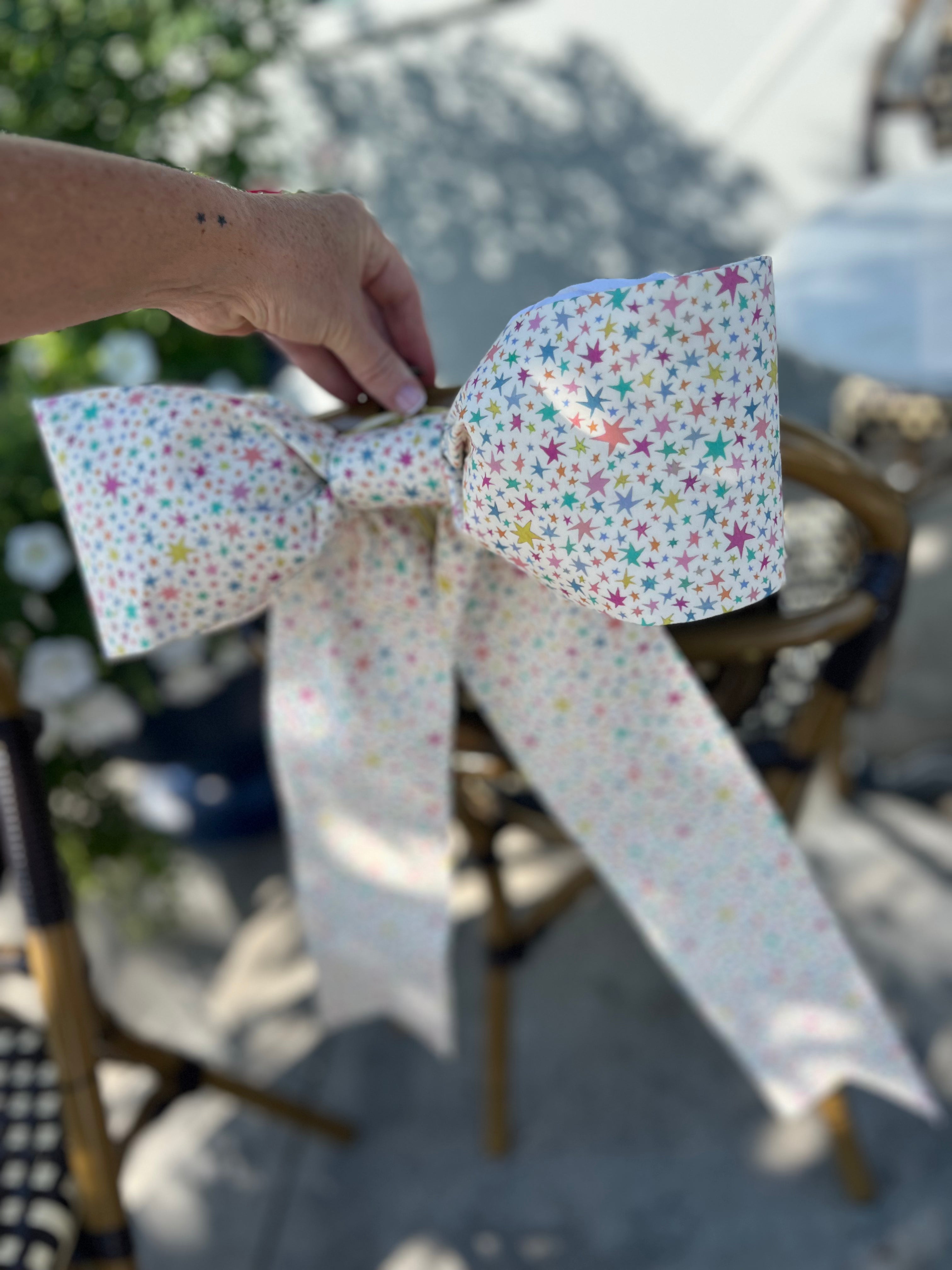 Colorful Stars Bow