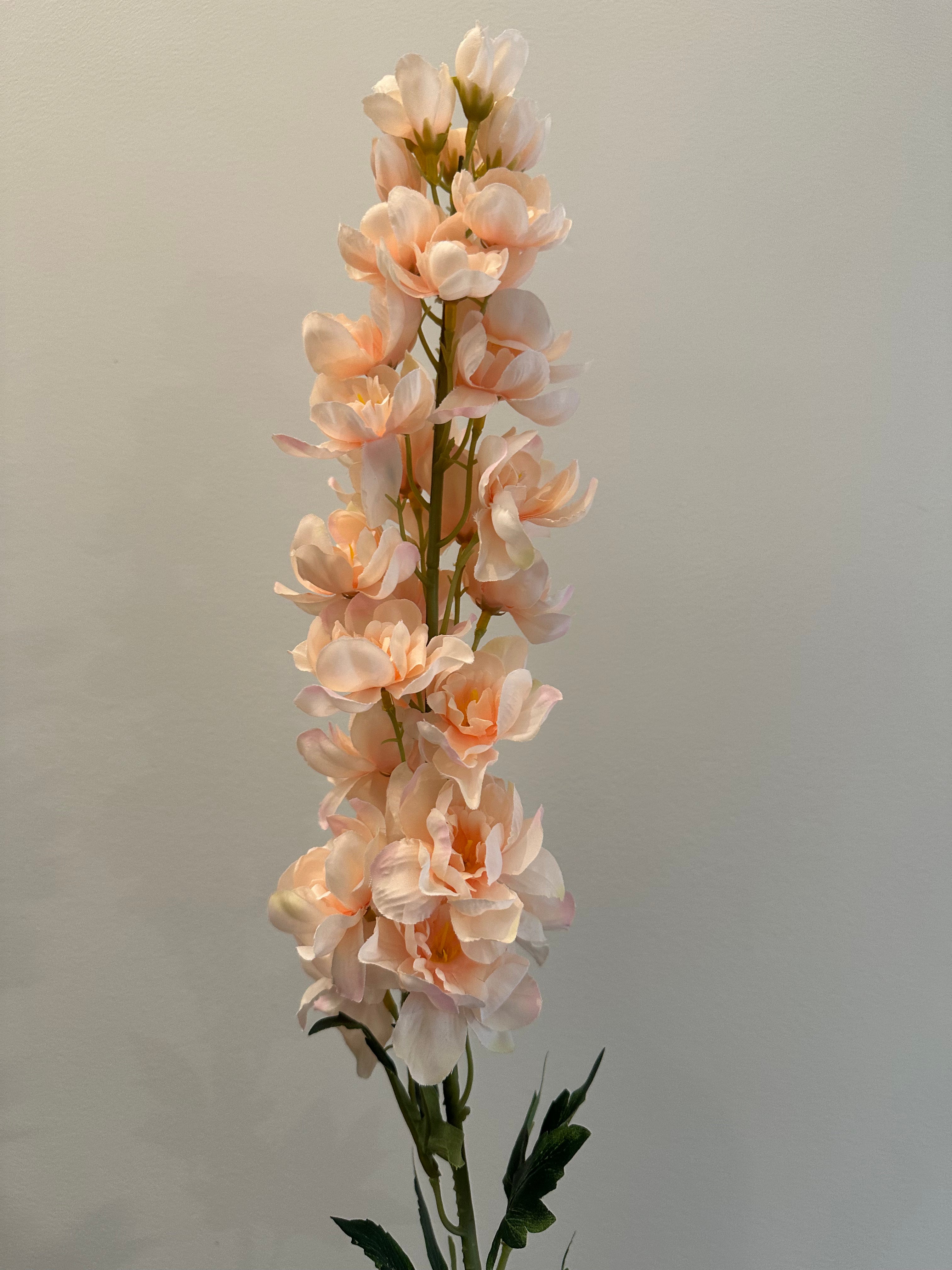 Peach Delphinium Real Touch