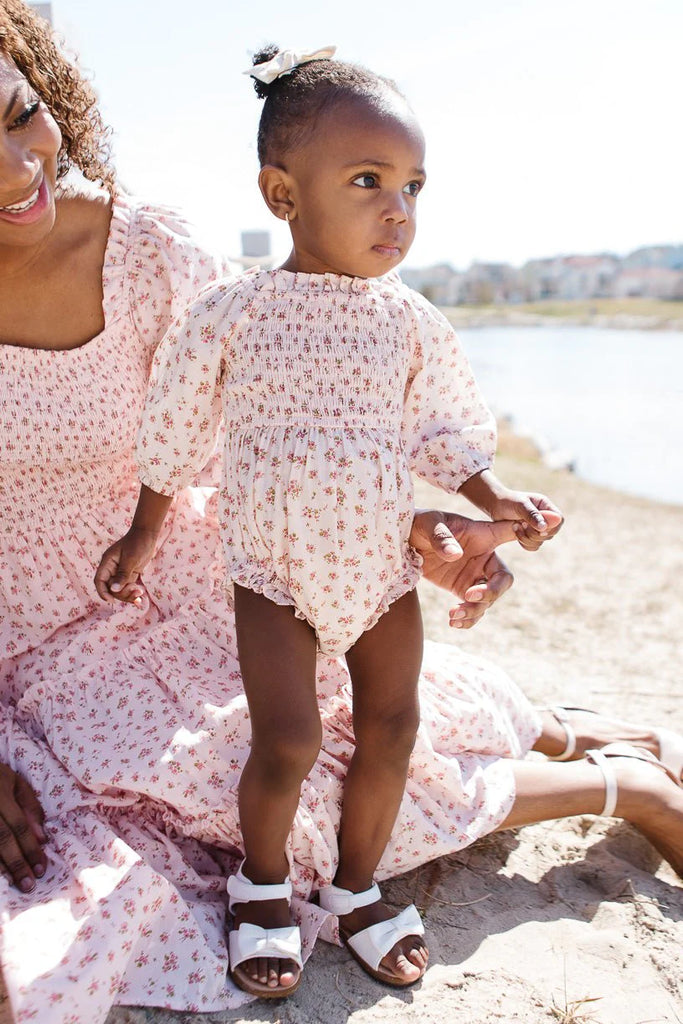 Baby Madeline Romper in Pink