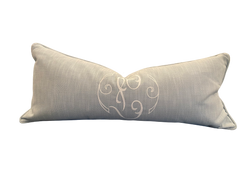 Heirloom Monogram Lumbar Pillow