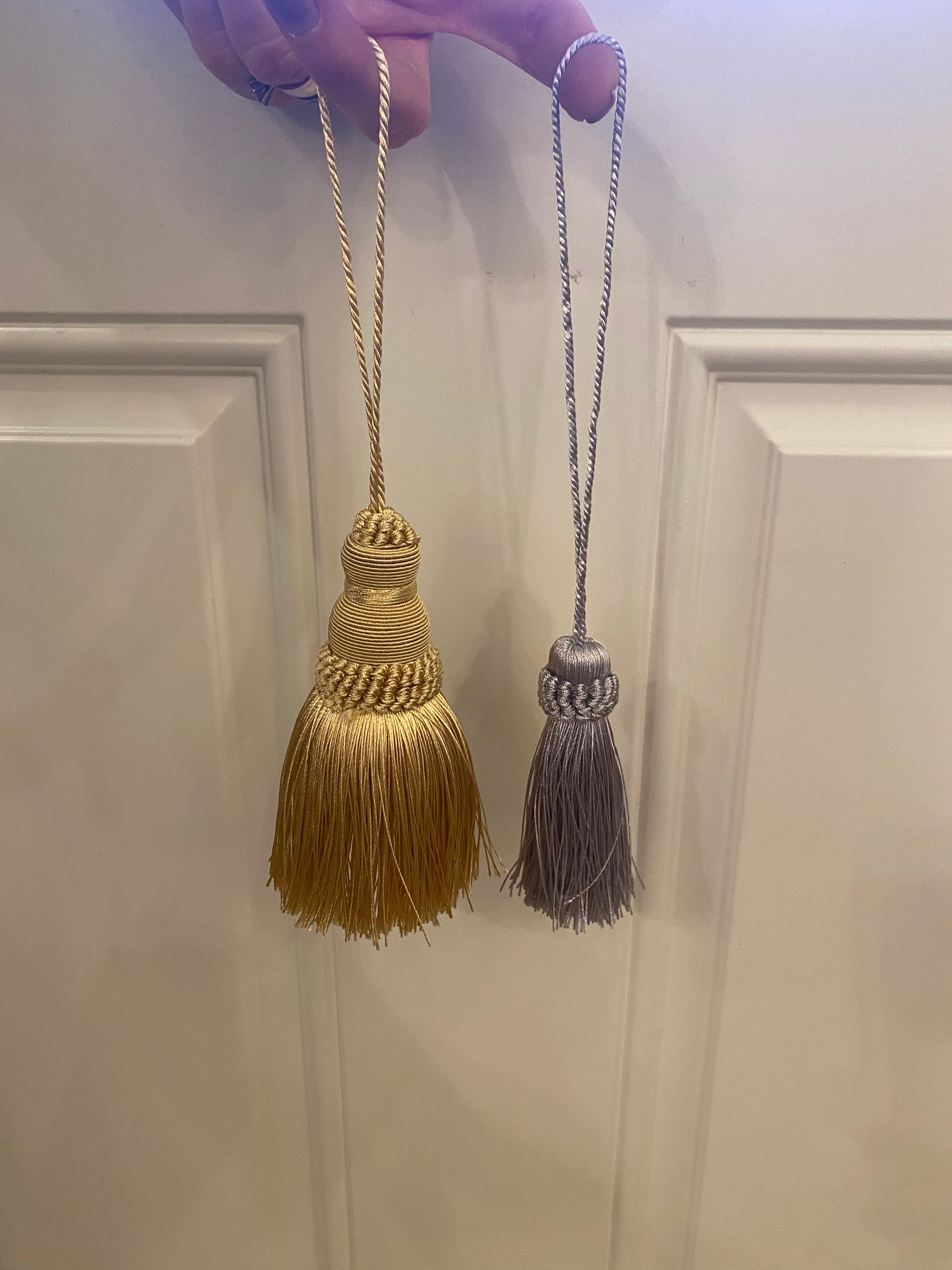 Gold and Silver Tassels