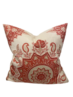 Montecito Medallion/ Taylor Embroidery Custom Pillow