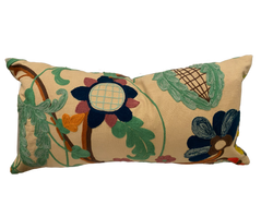 Mandevilla Embroidered Custom Pillow