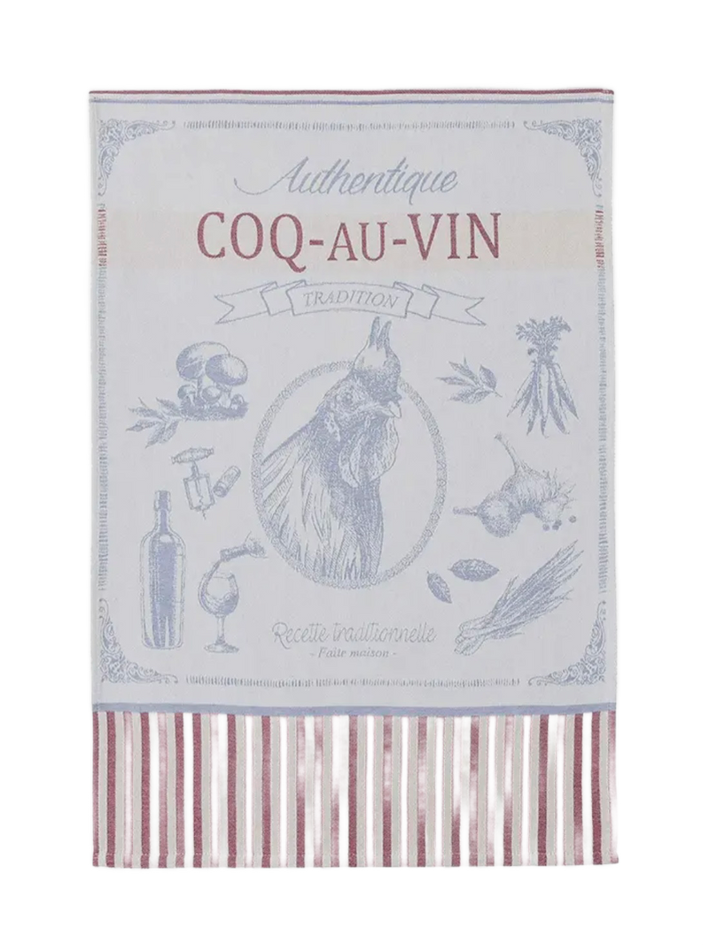 Coq au Vin Dish Towel