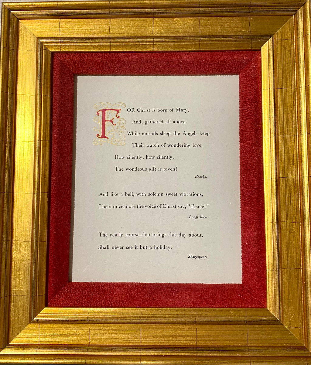 Christmas Carols and Poems