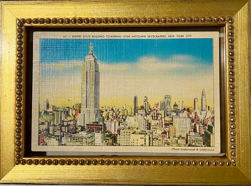 Empire State Building Vintage Post Card