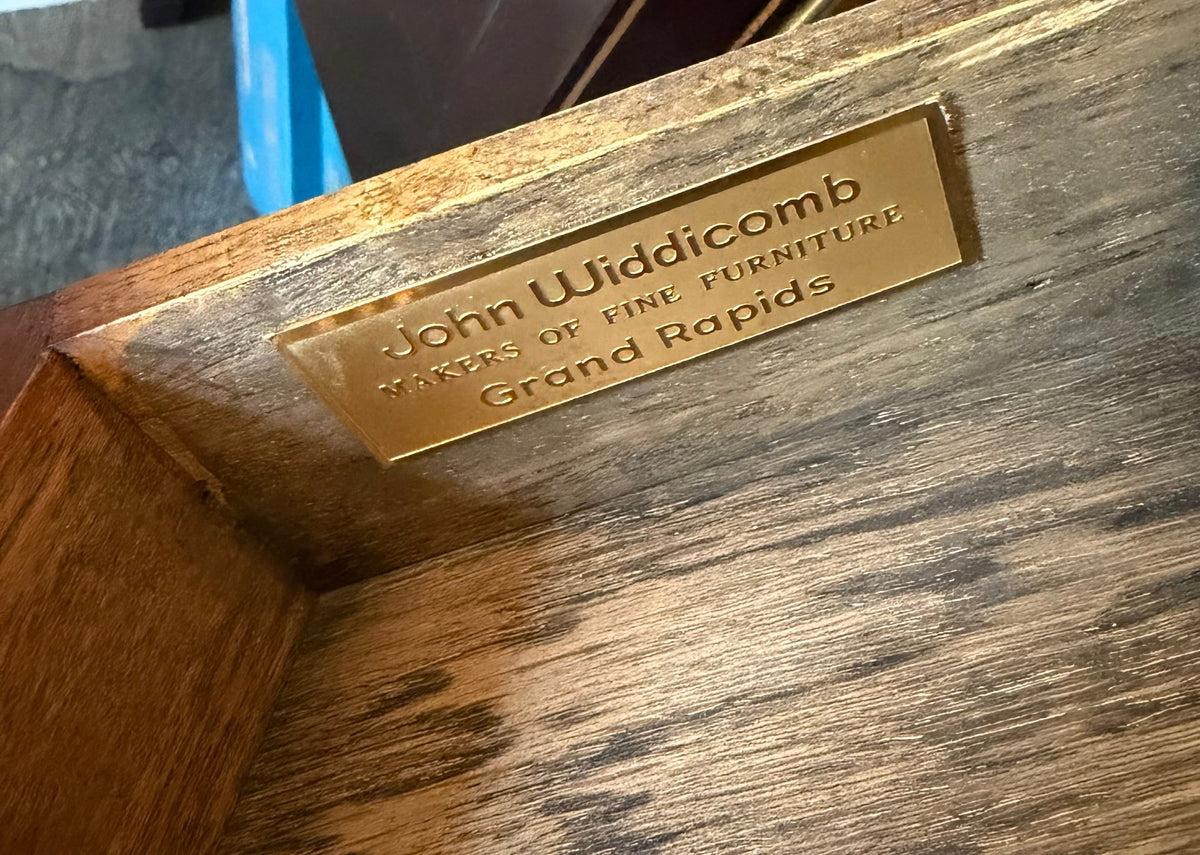 John Widdicomb Octagonal Pedestal Side Table