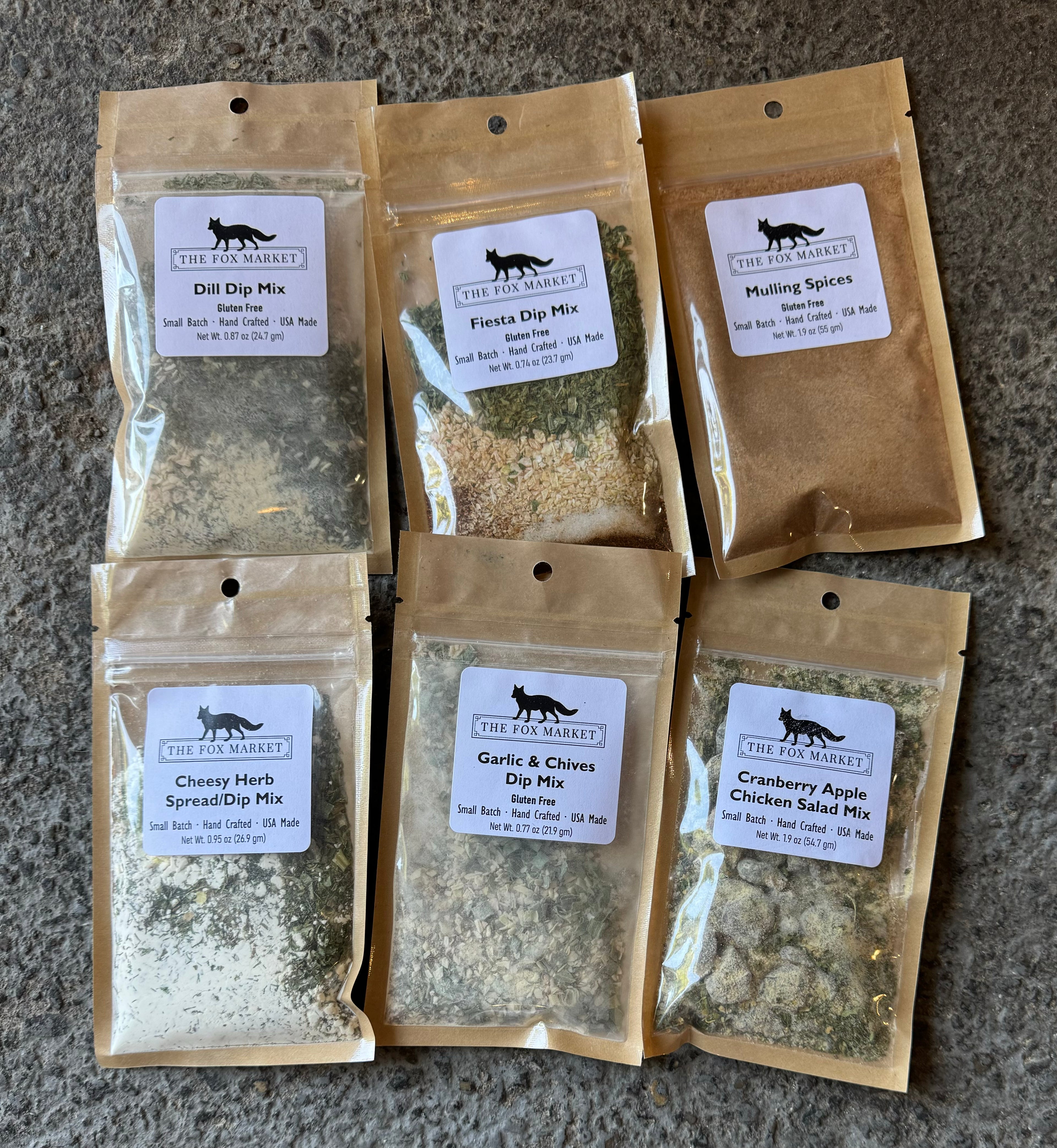 The Fox Market Dip Mixes