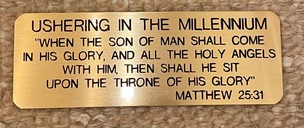 Ushering in the Millennium