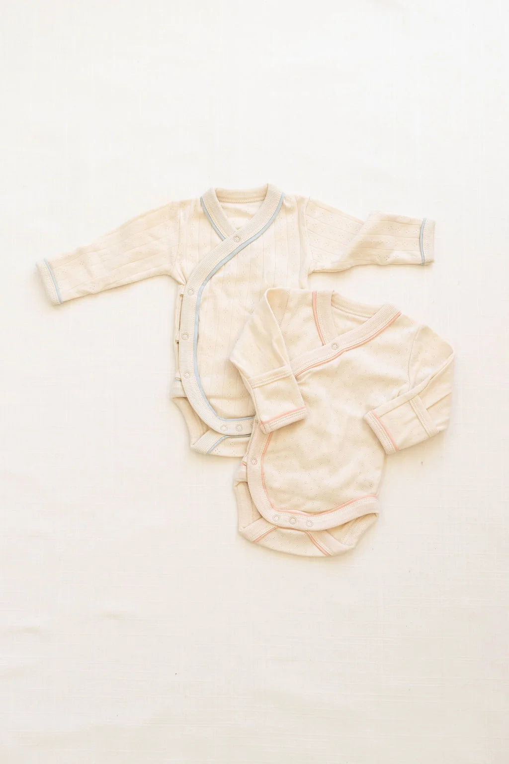 Milk and Powder Wrap Onesie + Pant Set