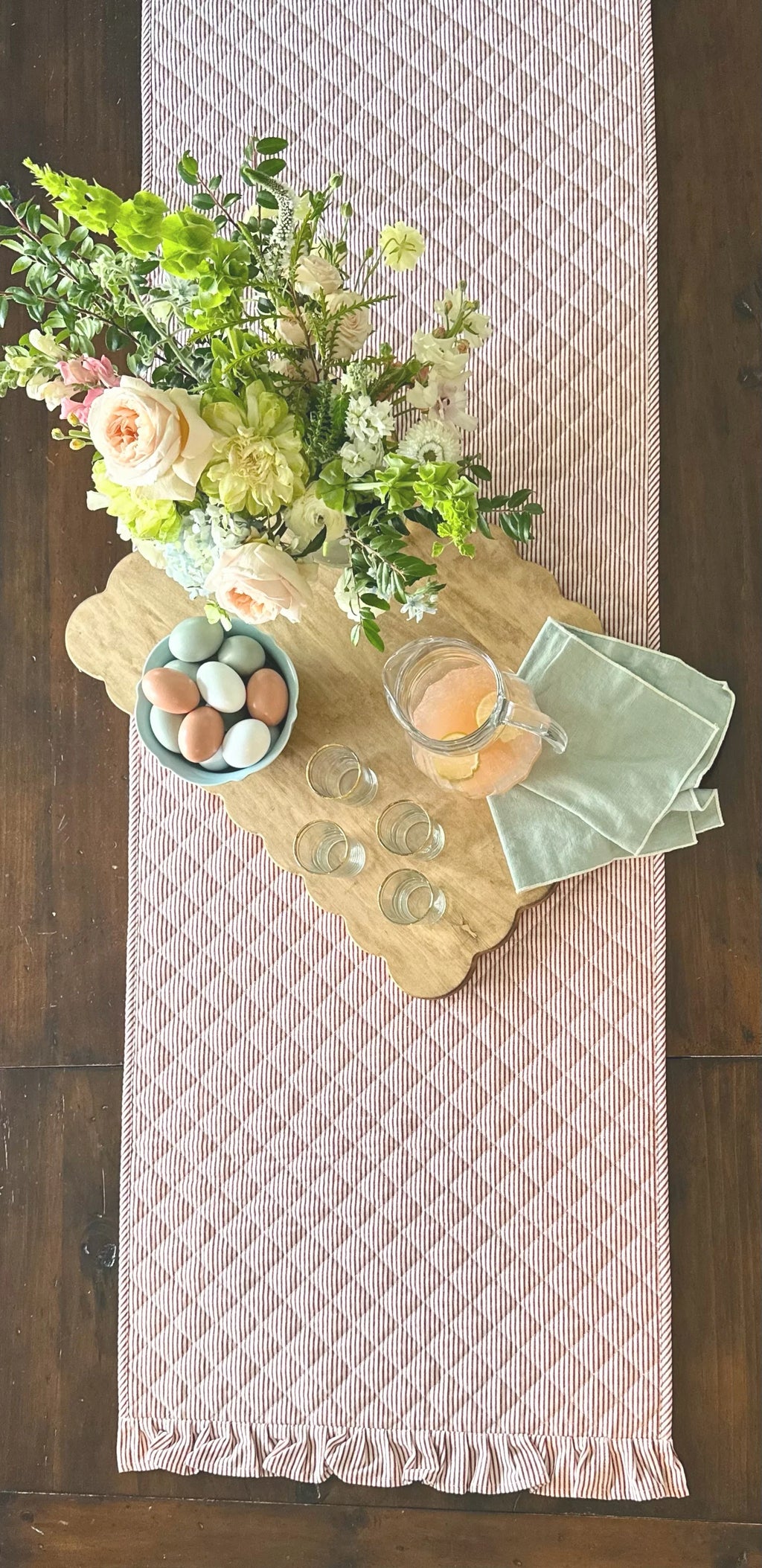 Heritage Ticking Stripe Table Runner