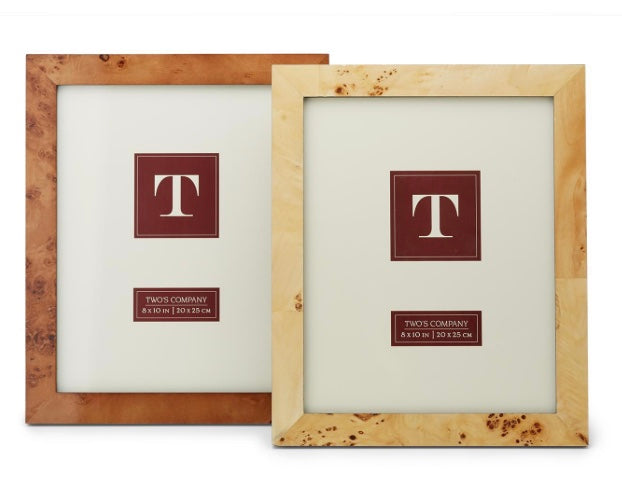 Burled Wood Frame