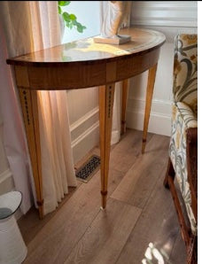 Santos Rosewood Demi Lune Table