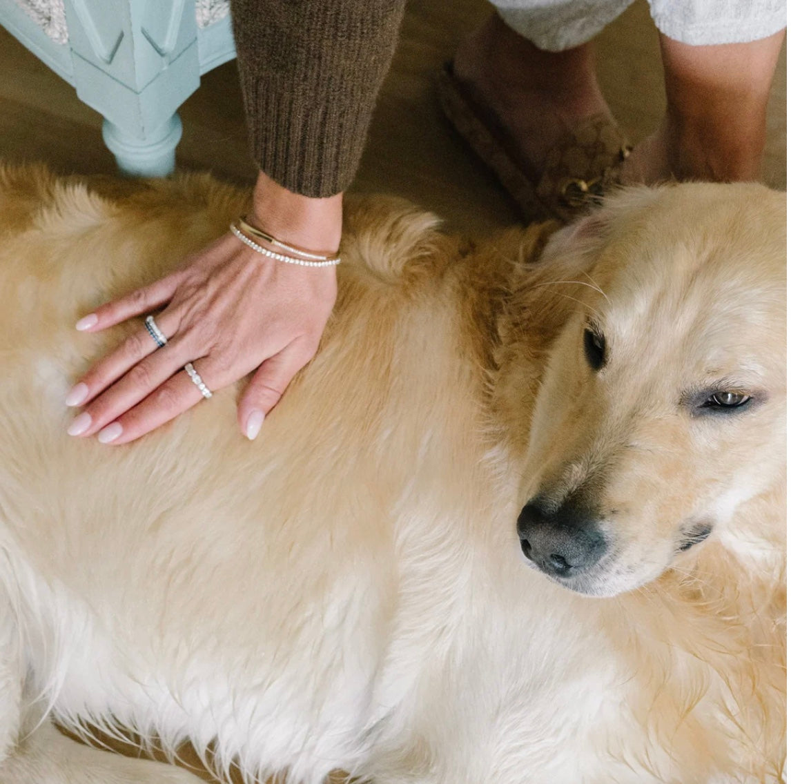 Blue Sapphire Blue Stackable Band