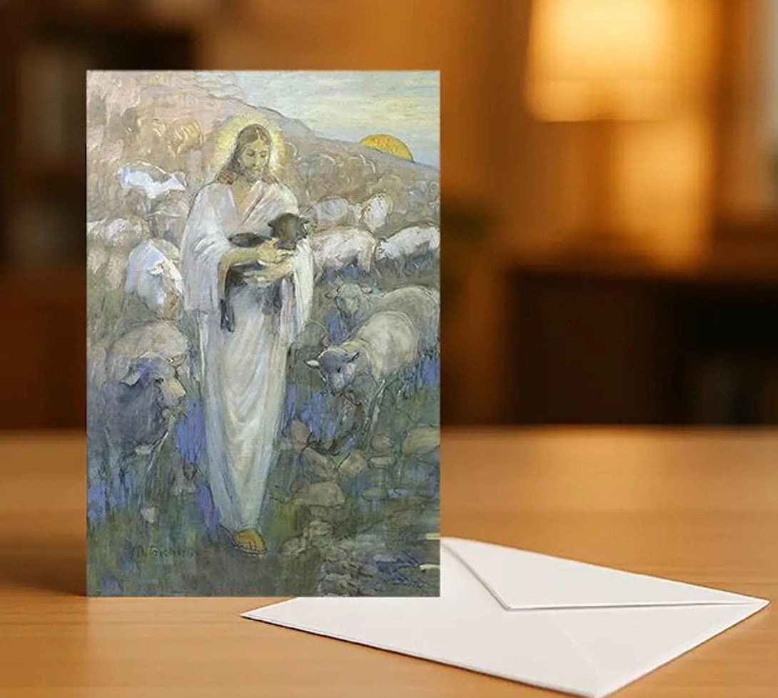 Rescue of Lost Lamb Greeting Card