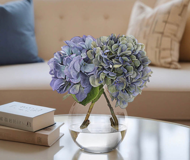 Blue Hydrangea in Vase