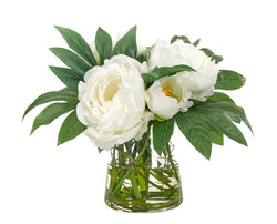 Simple Peony in Vase