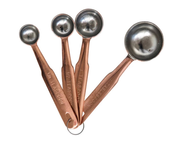 Copper Measuring Spoons Set