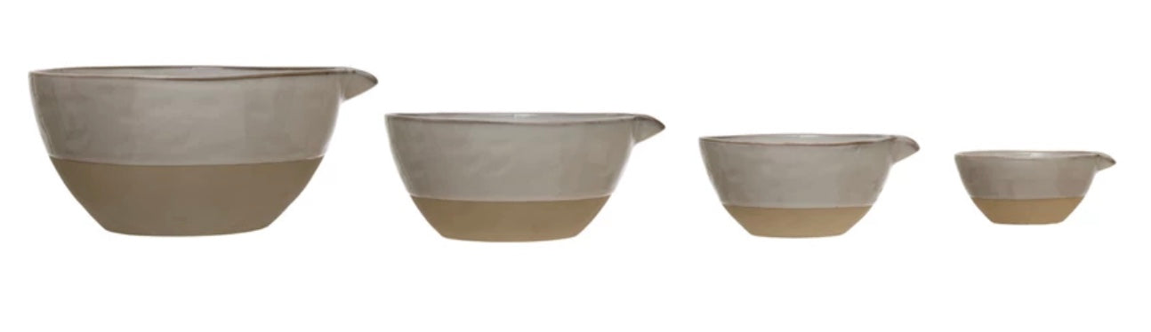 Stoneware Batter Bowl, Asst. sizes