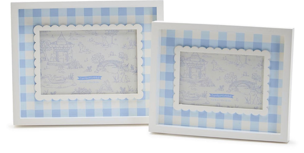 Blue Gingham Frame