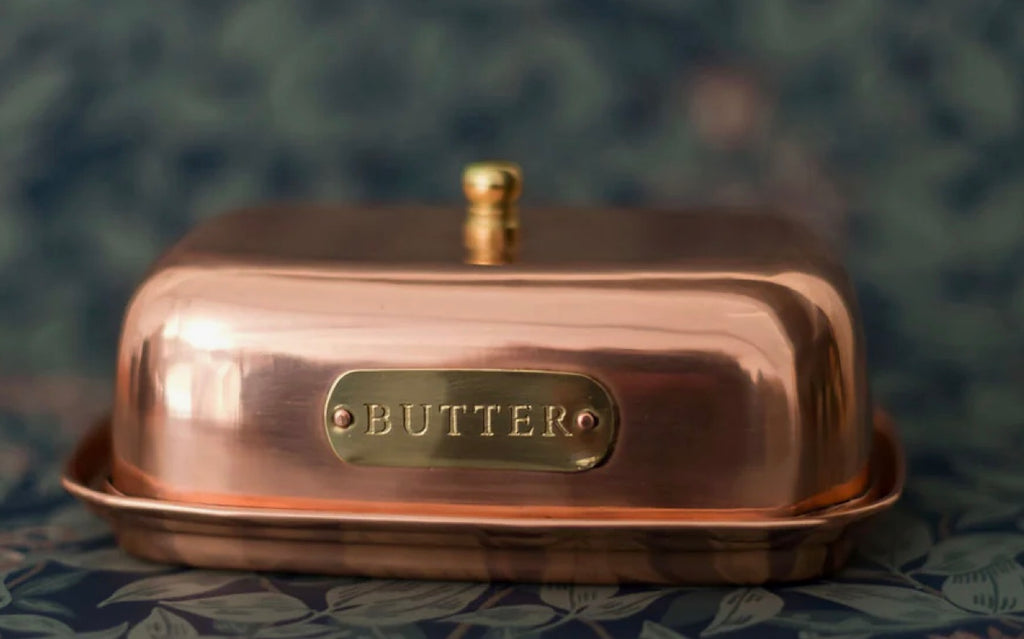 Copper Butter Dish