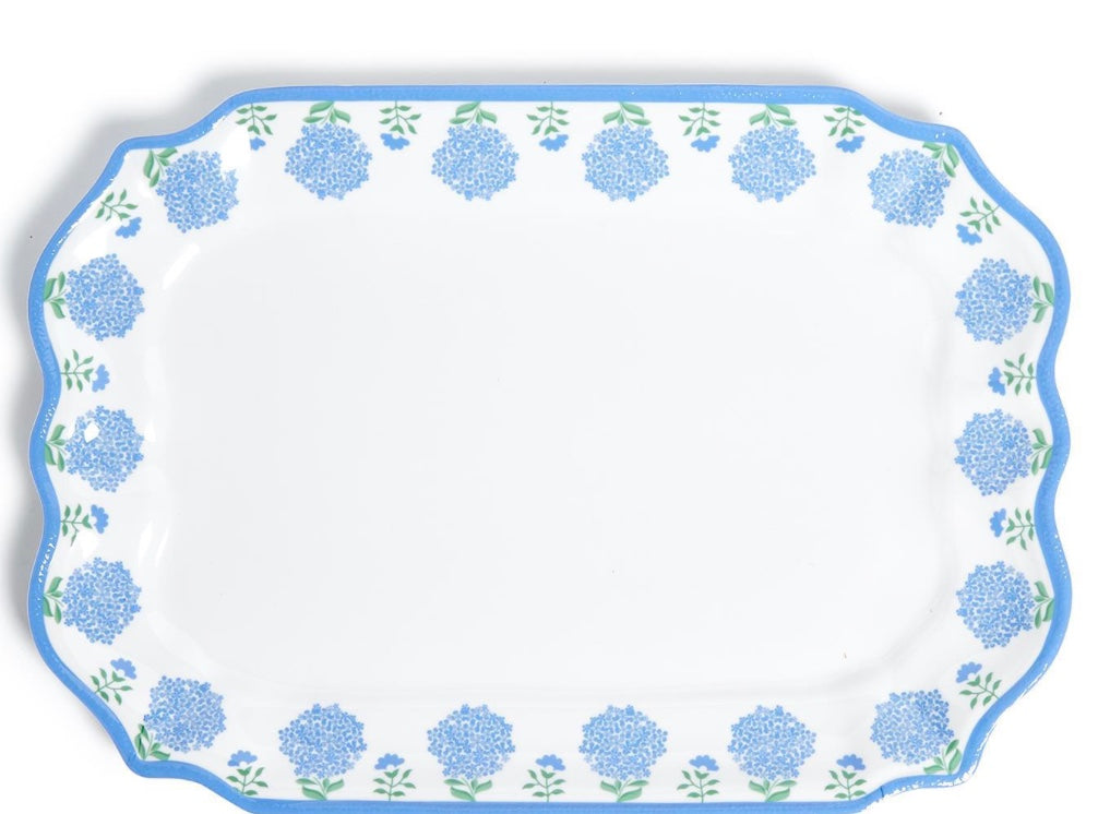 Melamine Hydrangea Platter