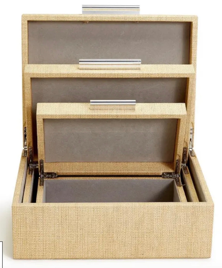 Cane Hinged Boxes