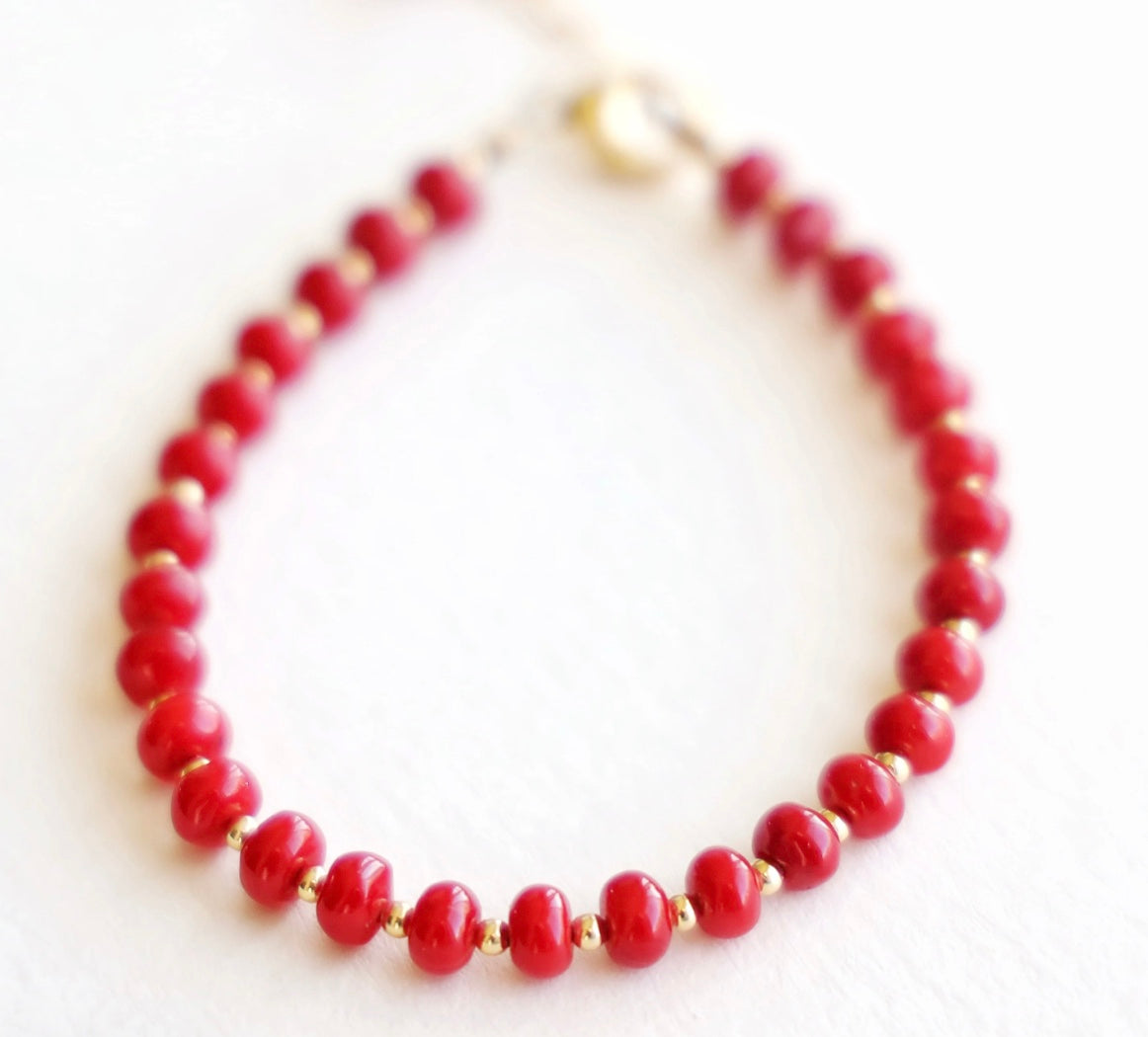 Red Coral Bracelet