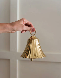 Scalloped Brass Bell