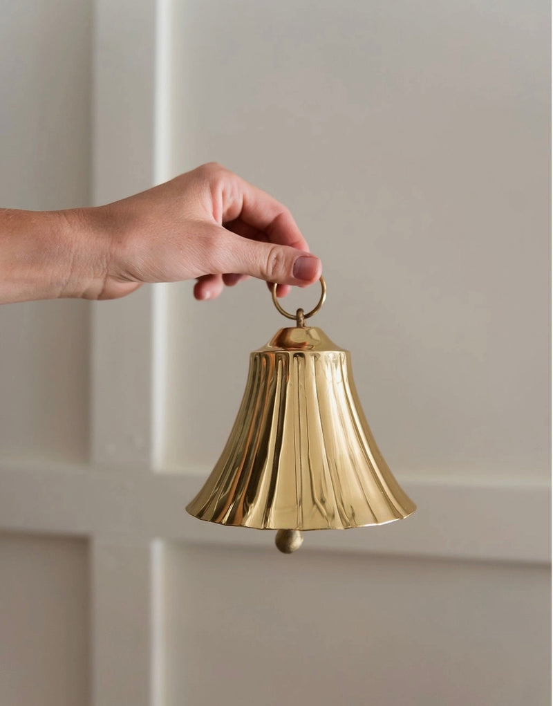 Scalloped Brass Bell