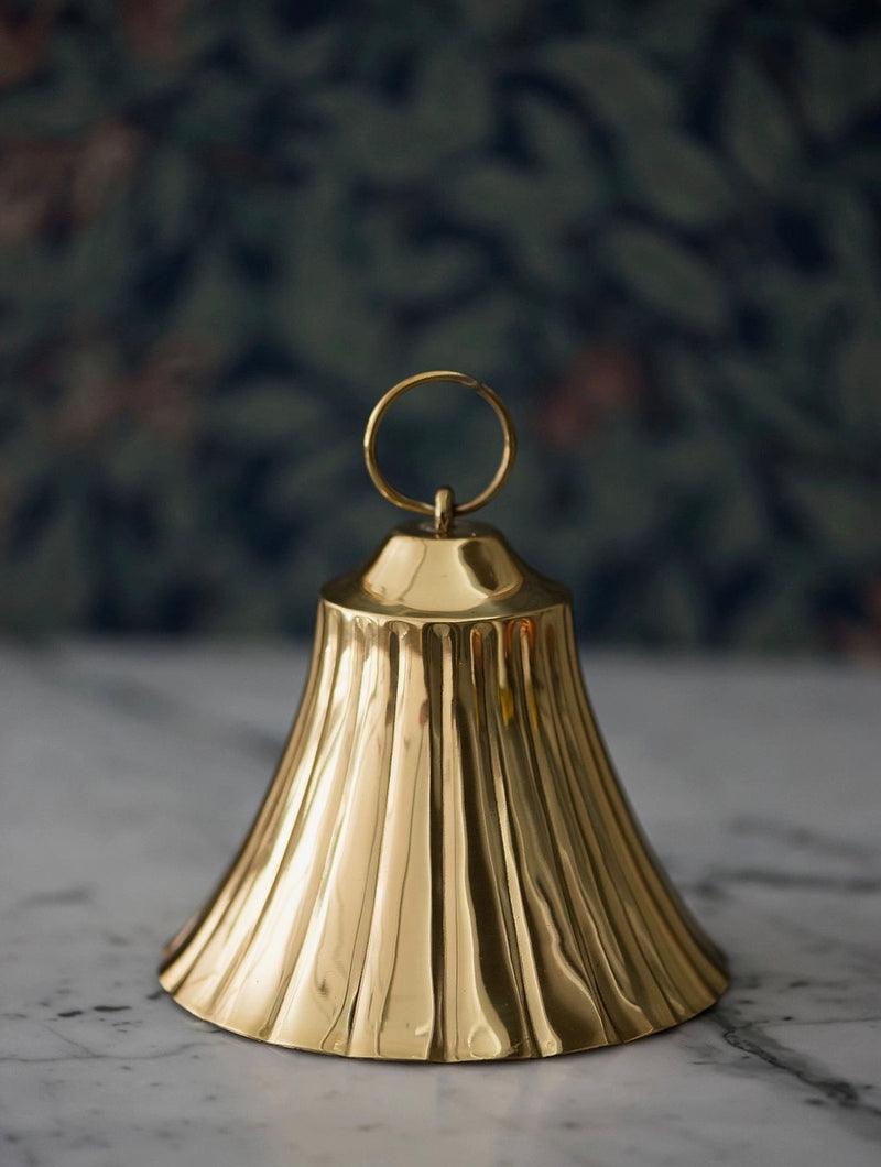 Scalloped Brass Bell