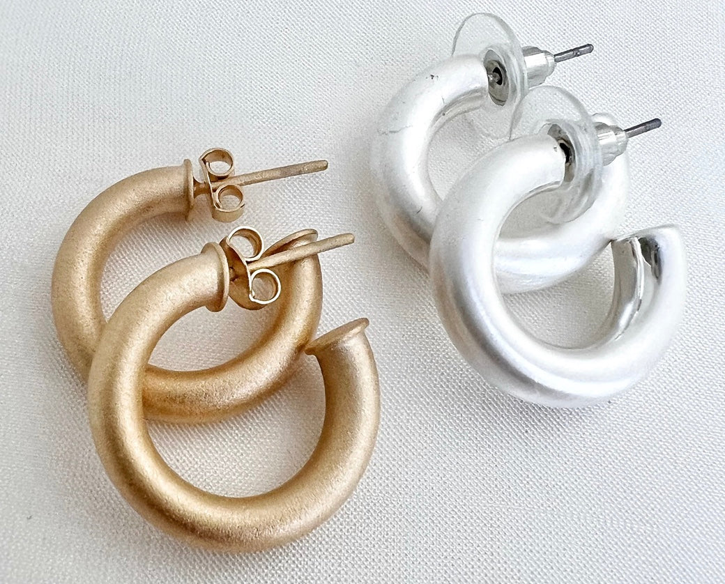 Brushed Hoops