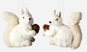 White Squirrel Ornament