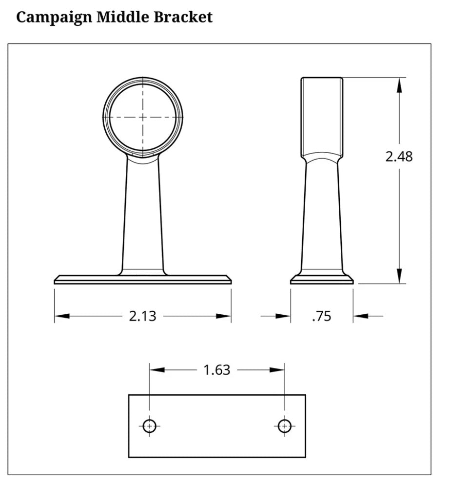 Campaign Hanging Rail, Assorted Lengths